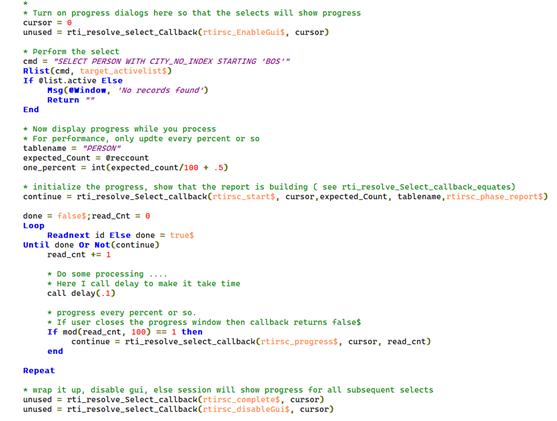 Progress dialog snippet